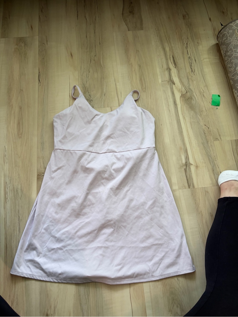 DSG Lavender Athletic Tennis Dress with Detachable Shorts & Pockets LG